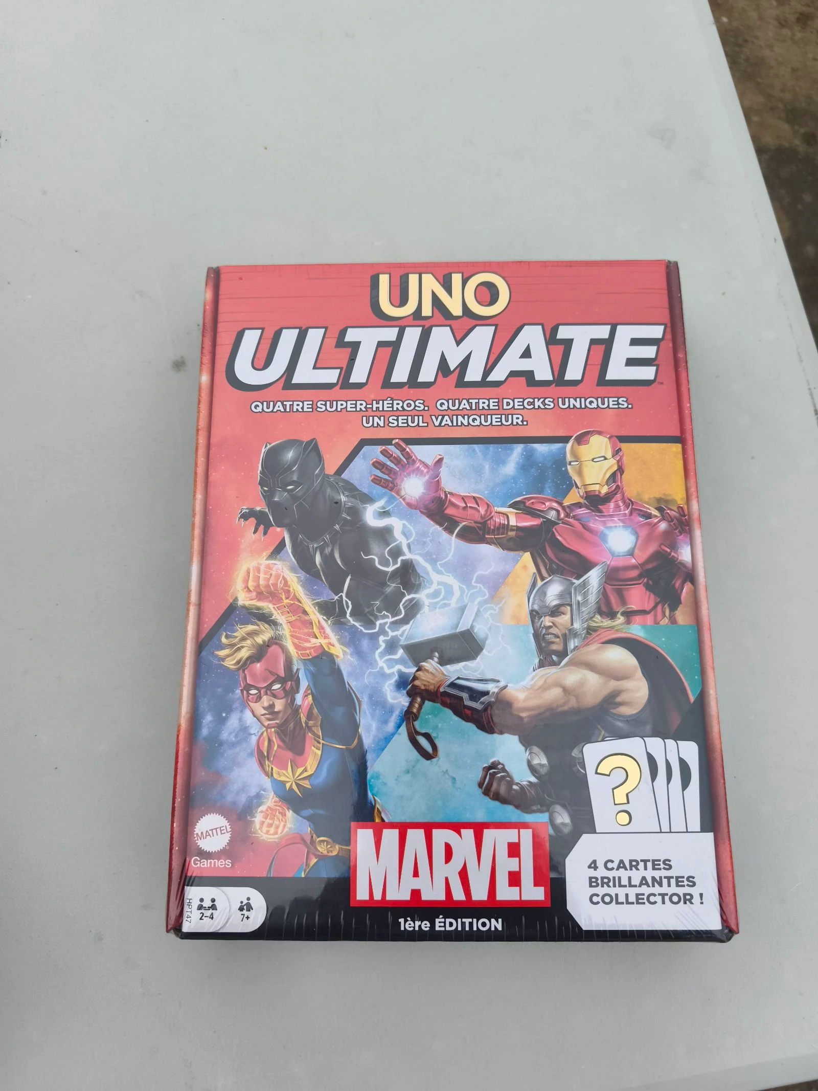 Jeu de société marvel Uno ultimate neuf